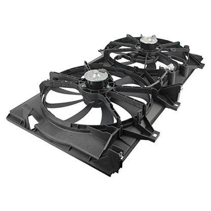 AUTOKAY Dual Condenser Cooling Radiator Fan for Toyota Camry 2.5L L4 12-17