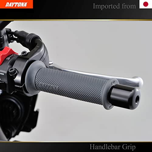 DAYTONA Universal 7/8" Motorcycle Handlebar Grips for Premium Comfort Rides (Standard) (Gray) - color: Gray