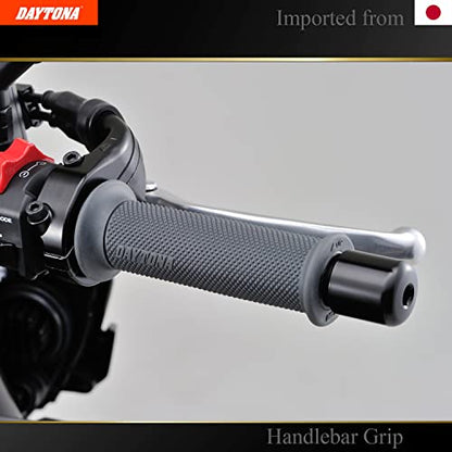 DAYTONA Universal 7/8" Motorcycle Handlebar Grips for Premium Comfort Rides (Standard) (Gray) - color: Gray