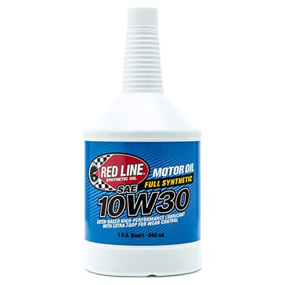 Red Line 11304 SAE 10W30 Fully Synthetic Motor Oil - 1 Quart (12 Pack)