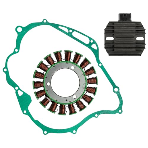 Caltric Stator and Regulator Rectifier with Gasket Compatible With Yamaha V Star 1100 Xvs1100 Custom 2003-2009
