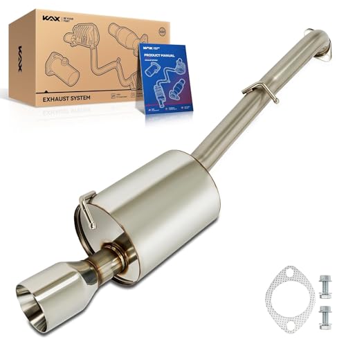KAX Cat Back Exhaust System Compatible with 2014-2018 Toyota Corolla - size: 2014-2018 Toyota Corolla