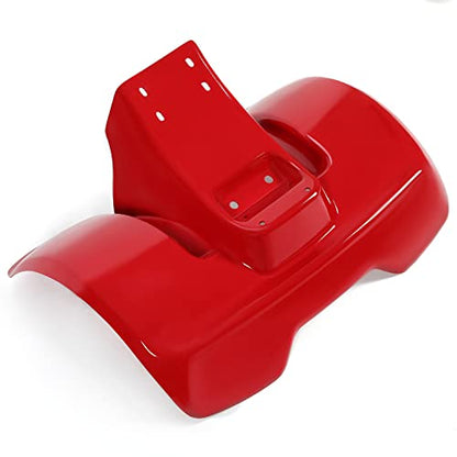 KUAFU Fender Compatible with ATC70 Mudguard Mud Flaps Fender Protector - color: Red, size: Rear