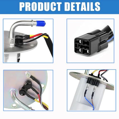 49040-0818 Fuel Pump Assembly Fit for Kawasaki Vulcan 900 Custom and Kawasaki Vulcan 900 Classic,Replace 49040-0022 - size: 49040-0818