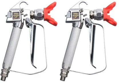 Airless Paint Spray Gun with Nozzle Guard for Pump Sprayer 3600PSI High Pressure Spray Gun (Pack of 2) - size: 1 Count (Pack of 2)