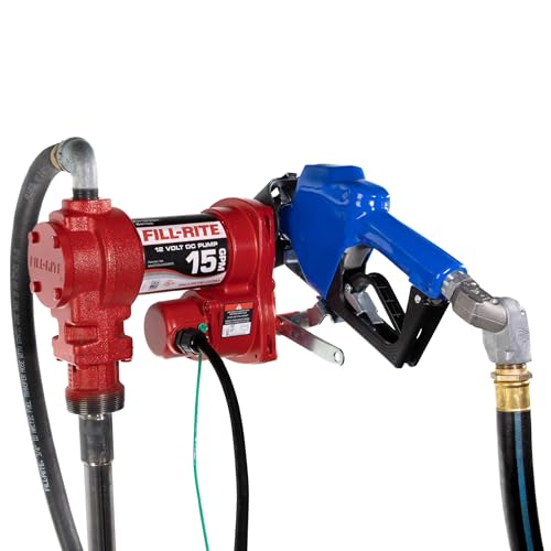 Fill-Rite FR1210HARC 12V 15 GPM Fuel Transfer Pump with Arctic, Cold Weather, Package | Gasoline, Diesel, Kerosene, Ethanol & Methanol Blends & Biodiesel - style: Arctic Package