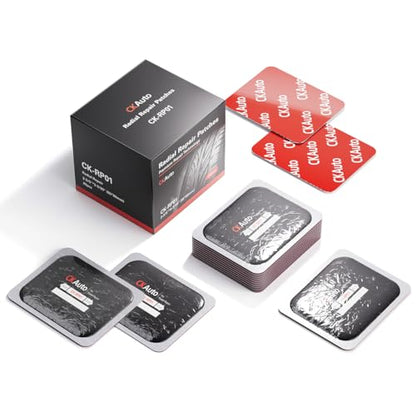 CKAuto 20 pcs Radial Tire Patches Heavy Duty 2-1/2" x 3-1/4" (65 x 80mm) - size: 2-1/2" x 3-1/4" (65 x 80mm) 20 PCS