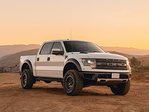 RockTrix RT110 18 inch Wheel for 2004-2026 Ford F150, 18x9 6x135 Rims -12mm Offset, 4.5in Backspacing, Matte Black, 2500 lb Weight Rating, Also compatible with Bronco Raptor F150 Lightning - color: Matte Black, size: 18x9 -12mm offset