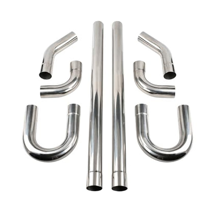 2''DIY Custom Mandrel Exhaust Pipe Tube Pipe Industry Pipe-8PCS - size: 2 Inch