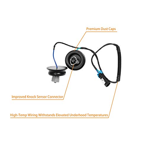 Knock Sensor Wiring Harness | for Chevy Suburban Silverado Avalanche Tahoe, GMC Sierra Yukon, Cadillac & More GM Vehicles | Replace# 12601822, 917-033 - style: Wiring Harness