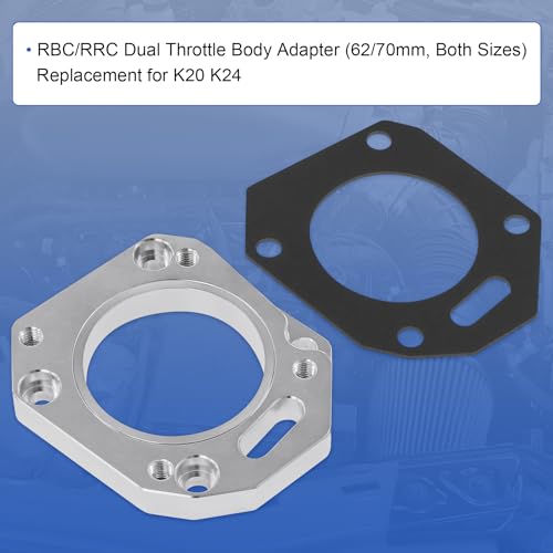 JDMSPEED RBC/RRC Dual Throttle Body Adapter (62/70mm, Both Sizes) K20 K24
