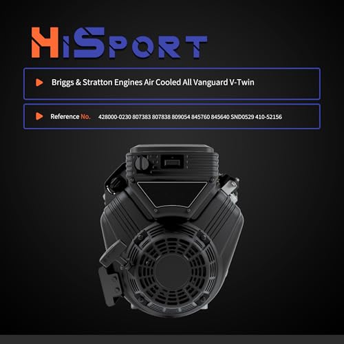HiSport New Starter Motor 19612 12V 2Kw 9-Tooth 807383 809054 845640 845760 - color: 19612N