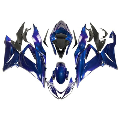 Chameleon Blue Fairings for Kawasaki ZX6R 2013-2018 Injection Bodywork - color: Chameleon Blue Purple