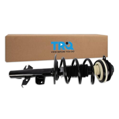 TRQ Front Left Strut and Spring Assembly Gas Charged Coil Spring - style: SCA33335