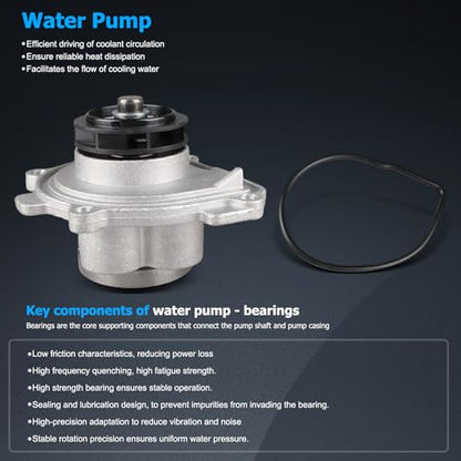 OTO-K Timing Belt Kit with Water Pump Compatible with 2009-2018 Chevy Cruze Sonic Aveo Aveo5,2009-2010 Pontiac G3,2007-2008 Saturn Astra,1.6L 1.8L,Replace#TCKWP338 - size: TCKWP338