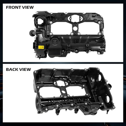 Valve Cover with Gasket & Hardware - Compatible with 2012-2018 BMW 228i/320i/328i/428i/528i/X1/X3/X4/X5/Z4 2.0L N20 Engine Replace 11-12-7-588-412 11127588412 - color: N20 Valve Cover