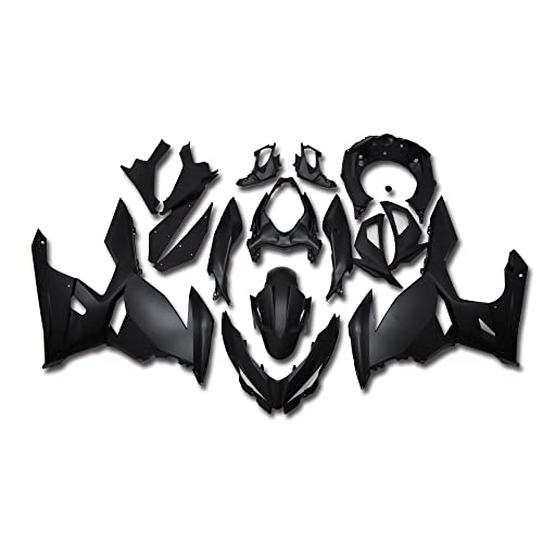 US STOCK Matte Black Fairing Fit for Kawasaki 2018-2023 Ninja 400 EX400 - color: 009 Matte Black