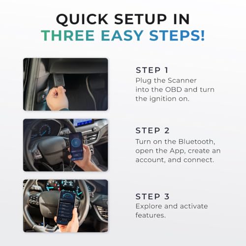 Carista EVO - Bluetooth OBD2 Scanner - Car Diagnostic Tool & Code Reader with Access to Diagnostics, Customizations, Service Tools & Live Data (Subscription Required)