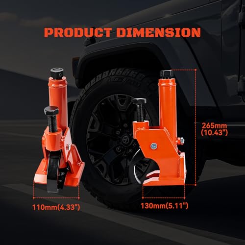Manual Tire Bead Breaker Tool with Rubber Pad for 38–42 Inch Tires