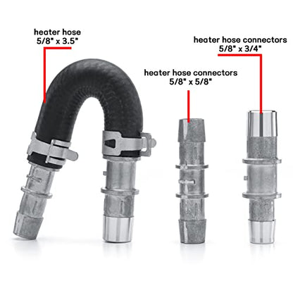 626-001 Engine Heater Core Bypass Kit Engine Heater Core Bypass Kit With 5/8" & 3/4" Hose Fit For Most Common Heater Hoses