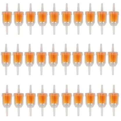 Gas Inline Fuel Filters 1/4 Inch x 5/16 Inch Replacement for Briggs Stratton John Deere Kawasaki Kohler (15)