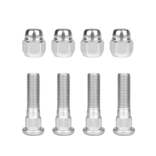 8PCS M12x1.25 Car Wheel Hub Bolt Stud Nut Set, OEM# 28171AJ000