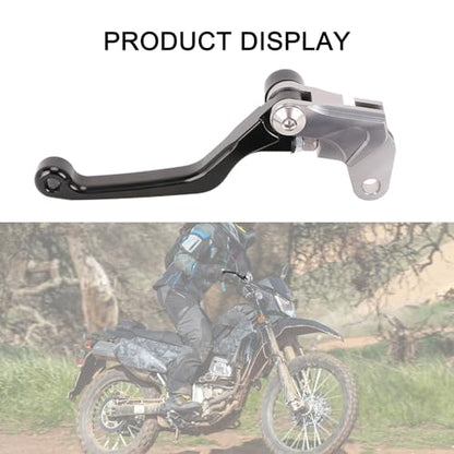 Motorcycle Brake Clutch Lever Pivot Levers Set Adjustable CNC for KLX 300 KLX300 KLX300SM 20-24 KLX230 KLX230R KLX230SM 20-23 KLX250 08-20 KLX125 10-16 Dirt Pit Bike Black - color: Black