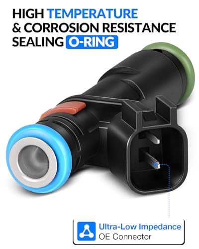 Fuel Injectors for 5.4L V8 Fits For:-Ford 2005 2006 2007 F150 F250 F350 Super Duty Expedition, For:-Lincoln Navigator Mark LT, OE# FJ817 5C3Z9F593DA 5C3Z9F593DC (8 Pcs) - size: FJ817(8)