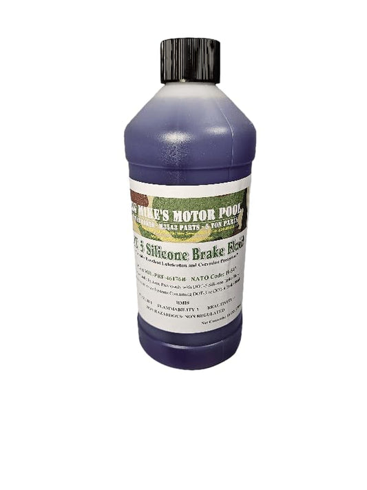 Big Mike's Motor Pool Premium 16 oz. DOT 5 Silicone Brake Fluid…