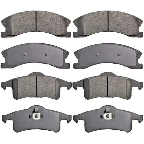 Front & Rear Ceramic Brake Pads For 1999-2004 Jeep Grand Cherokee Modles - style: D791+D945