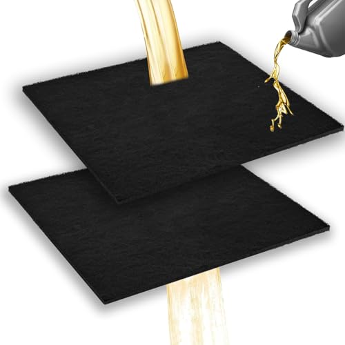 2 Pack 22" Oil Drain Splash Pad, Square Oil Change Mat, Oil Splash Pad - size: 2Pcs