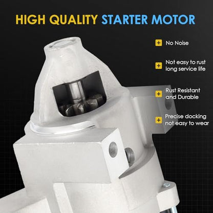 17628 New Starter Replacement 2409801 2409803 1209803 1209817 17628N 12.5 13 15 16 17 18 19 20 21 22 23 24 25 26 HP Cub Cadet 18 20 21 22 31 32 36 Serie JD F6 M6 LX Scotts GT Toro - color: 17628
