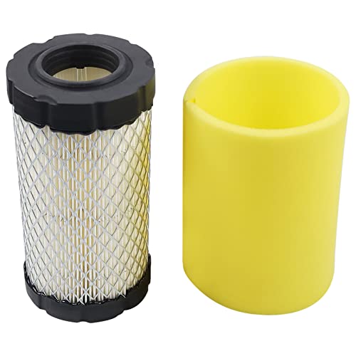 793569 793685 Air Filter for B&S 793569 4241 5415 Craftsman YT3000 LT2000 Husqvarna 793569 John Deere GY21055 MIU11511 E110 LA125 LA115 Rotary 12673 17.5hp-21hp Engine Lawn Mower Tractor - size: 1 PC