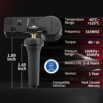Marsflex TPMS Sensors Fit for Ford F150 F250 F350 Escape, OE 9L3Z-1A189-A