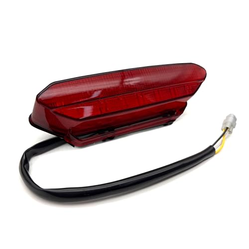 YFZ450 Tail Light LED Brake Rear Light Compatible with ATV 2006-2009 Yamaha YFZ 450 (Red) - color: Red