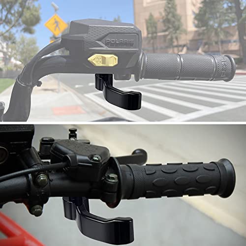 Thumb Throttle Lever, ATV Thumb Throttle Control Extender, Black - color: Black
