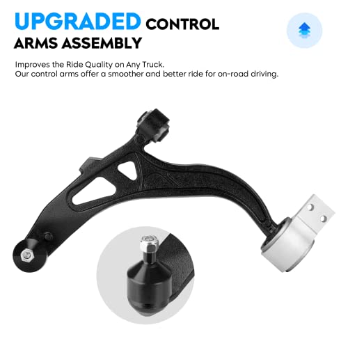 Front Passenger Side Lower Control Arm for Ford Explorer 2011-2019 Police Interceptor Utility 2013-2019 & Ball Joint Suspension Kit K622215
