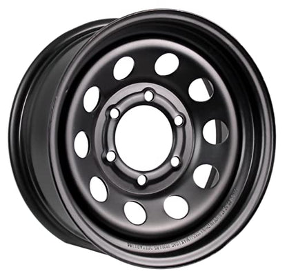 eCustomrim 2-Pack Trailer Wheel 15X6 15 Inch 6 Lug On 5.5 Black Modular Rim