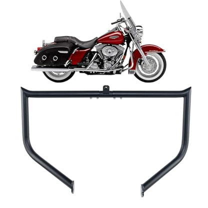 Kinglemc Crash Bar Engine Guard for Harley Davidson Touring(Black-D) - color: Black-D