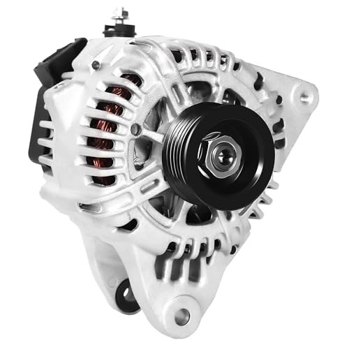 11188N Car Alternator 120 Amp Replacement for 2005-2010 Kia Magentis Sportage Optima, V6 2.7L，for 2005-2009 Hyundai Tucson Tiburon Sonata Santa Fe, AVA0066 2655524 3730037800 - size: 11188N-B