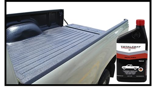 Roll On Bedliner White, Durable Truck Bed Coating Protects from Rust, Corrosion and Scratches; Easy to Apply Trucks, Cargo Vans, Box Trucks (4 Quarts, Roller, Tape Kit) - color: White