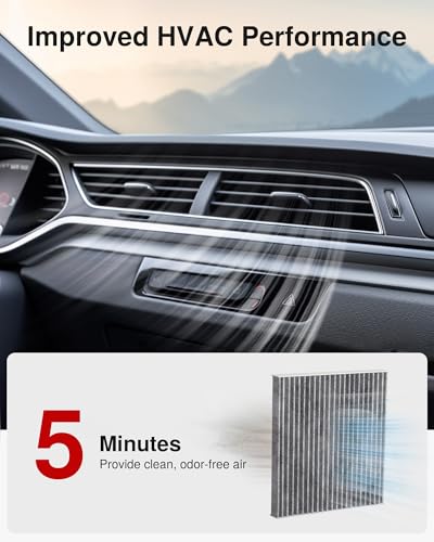 Puroma Cabin Air Filter Activated Carbon for CF11671 6090C Jeep Mazda CX-7 - style: CAF671S