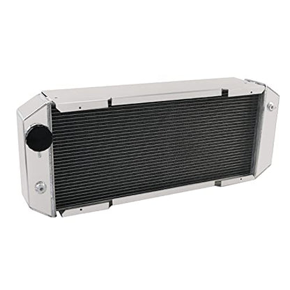 Racing Radiator Replacement for Bobcat Skid Steer 653 751 753 763 773 7753 S130G Series 666384/6666384 Cooling 3-Core All Aluminum