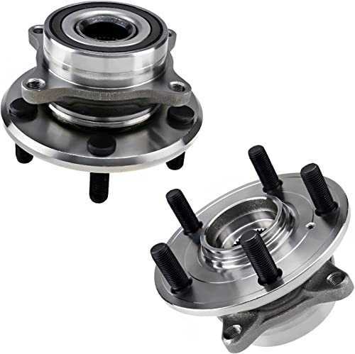 Detroit Axle - Front Right Wheel Hub Bearing CV Axle Assembly Replacement - size: 2WX4200011/Pair