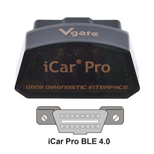 Vgate iCar Pro Bluetooth 4.0 (BLE) OBD2 Fault Code Reader OBDII Code Scanner Car Check Engine Light for iOS/Android - size: ICAR PRO BLE4.0 - iOS, Android & Windows
