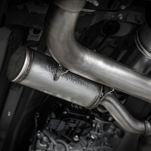 MagnaFlow Performance Exhaust System 19678: Cat-Back, Overland Series, For 2024-2025 Toyota Tacoma 2.4L, Includes High Clearance Exhaust Tip and 4” Black Chrome Tip