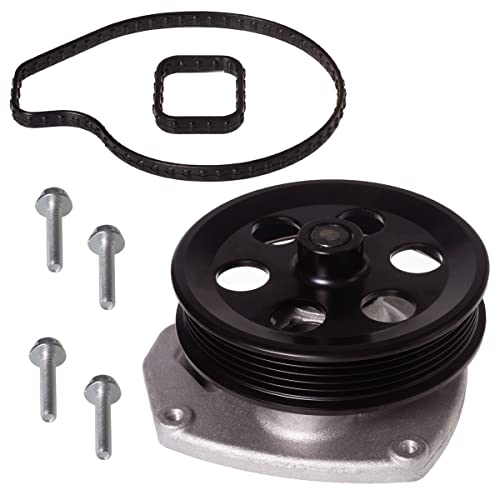 AUQDD AW6750 Water Pump Kit Fit For (Engine 2.0L/2.5L) 16-20 Bu-ick Envision 14-17 Regal /13-19 Cadillac ATS 14-19 CTS /15-20 Chevy Colorado 14-19 Impala 13-21 Malibu /17-20 GMC Acadia 15-20 Canyon - size: AW6750