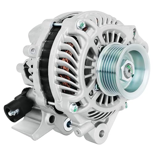 BDELI Alternator 11176N fit for 1.8L L4 2006-2011 Honda Civic, 80A 12V - size: 11176N