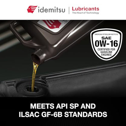 Idemitsu IFG7 0W-16 SP/GF-6B Full Synthetic Motor Oil – 5 Quart - size: 5 Quart, style: 1 Pack