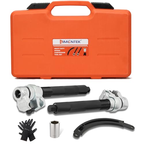 Coil Spring Compressor Tool, Heavy Duty Macpherson Strut Spring Compressor Set with Safety Bracket for Car Truck ATV UTV, 2200 LB Capacity